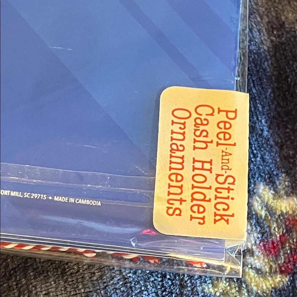 Christmas Gift - Gaming Fund - 3 Blue Cash Holder Ornaments